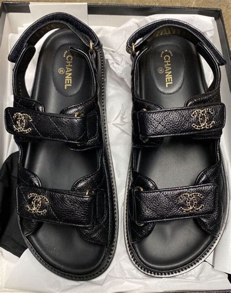 chanel flats sandals|chanel wedge sandals 2022.